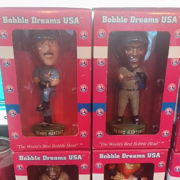 6 Vintage Limited Edition Montreal Expos Bobbleheads Numbered Stadium Give-A-Way - Picture 5 of 12
